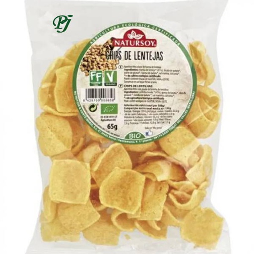 [041180] Chips De Lentejas 65 G. - Natursoy