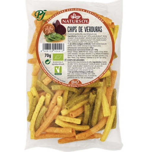[041183] Chips De Verduras 70 G. - Natursoy