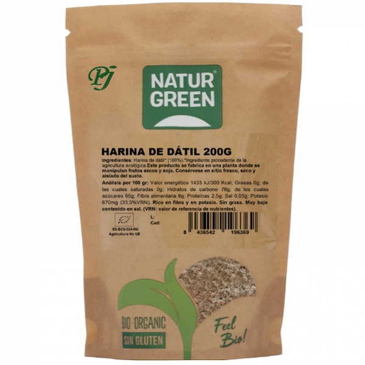 [041211] Harina Dátil 200 G. - Naturgreen
