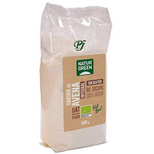 [041212] Harina Avena Integral Sin Gluten 500 G. - Naturgreen