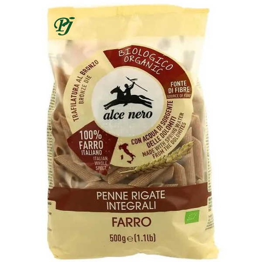 [041217] Macarrones Espelta Integrales 500 G. - Alce Nero