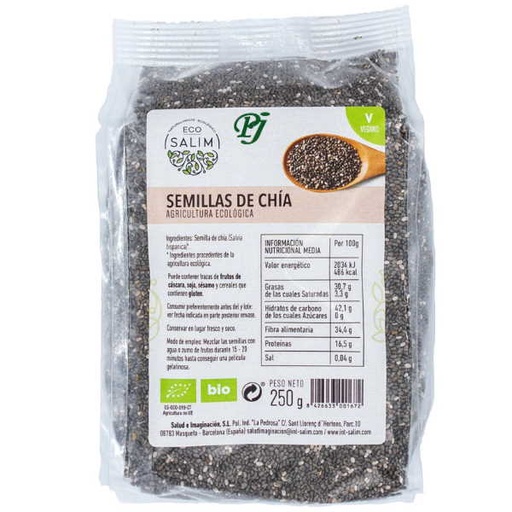 [045015] Semilla De Chía Bio 250 G. - Eco Salim