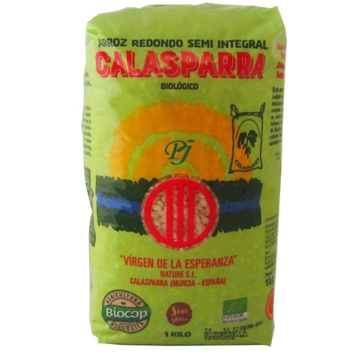 [045059] Calasparra Arroz Semiintegral 1 Kg. - Biocop