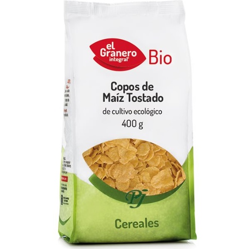 [045342] Copos Maíz Tostado Bio 400 G. - El Granero