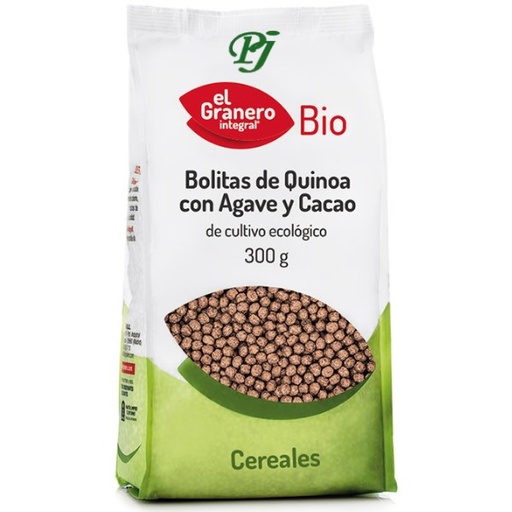 [045357] Bolitas Quinoa Con Agave Y Cacao Eco 300Gr - El Granero