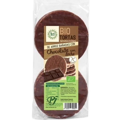[045429] Tortas Arroz Choco Leche 6 Uds. - Sol Natural