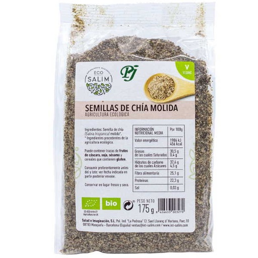 [045433] Semillas Chía Molidas Bio 175 G. - Eco Salim