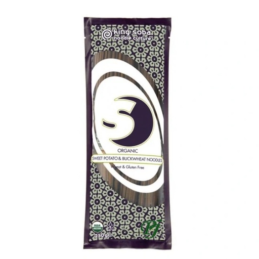 [045453] Pasta Trigo Sarraceno Y Batata Bio Sin Gluten 250 G. - King Soba