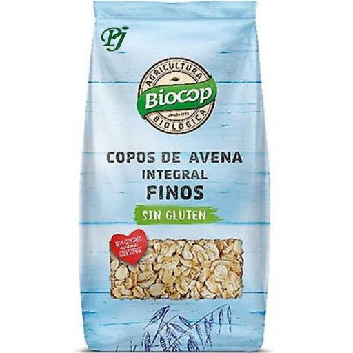 [045509] Copos De Avena Integral Finos Sin Gluten 500 G. - Biocop