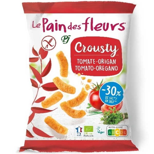 [045550] Ganchito Crousty Tomate Y Orégano 75 G. - Le Pain Des Fleurs