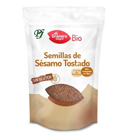 [045554] Semillas De Sésamo Tostado Bio 200 G. - El Granero