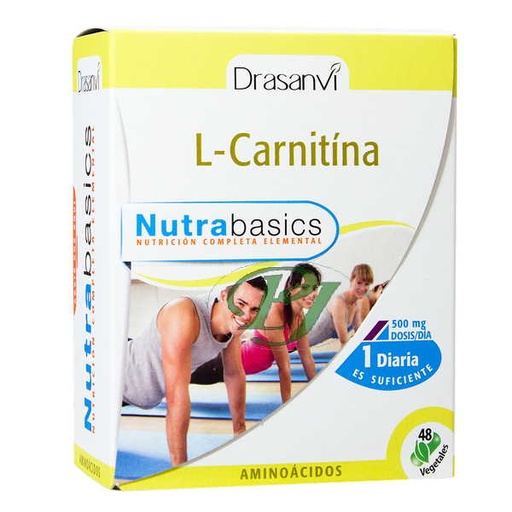 [0500025] L Carnitina 48 Cápsulas Vegetales - Drasanvi