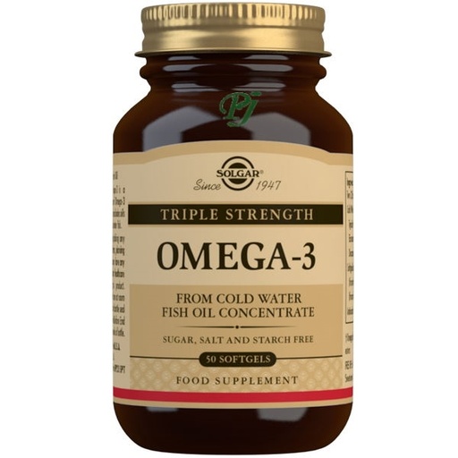 [0500037] Omega 3 Triple Concentración 50 Cápsulas - Solgar