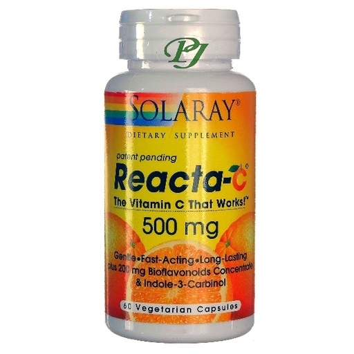 [0500115] Reacta C 500 Mg. 60 Cápsulas Vegetales - Solaray