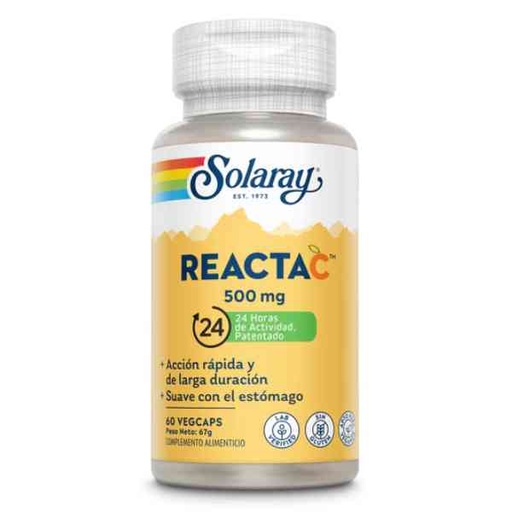 [0500115] Reacta C 60 Vegcáps 500 Mg. - Solaray