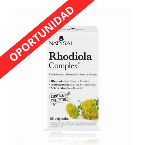 [0500123] Calmogene Rhodiola Complex 60 Cápsulas - Natysal