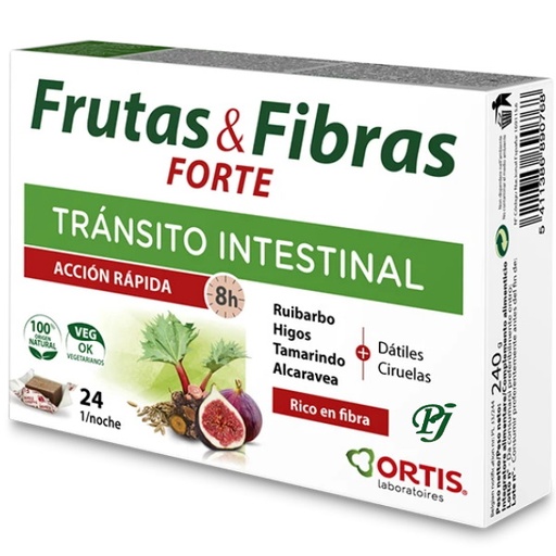 [0500484] Frutas Y Fibras Forte 24 Cubos - Ortis
