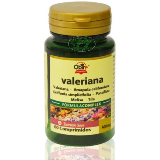 [0500545] Valeriana Complex 60 Comprimidos 400 Mg. - Obire
