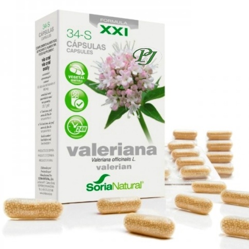 [0500609] Valeriana 34 S 30 Cápsulas Fórmula Xxi - Soria Natural