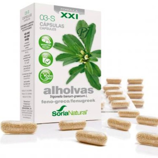 [0500611] Alholvas 03S 30 Cápsulas Fórmula Xxi - Soria Natural