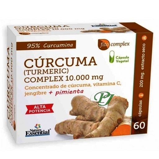 [0500765] Cúrcuma 60 Cápsulas 10000 Mg. - Nature Essential