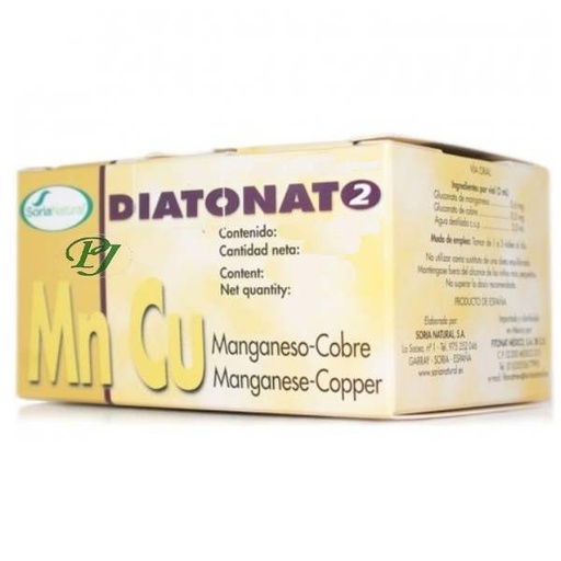 [0500919] Diatonato 2 Manganeso Cobre 28 Ampollas - Soria Natural