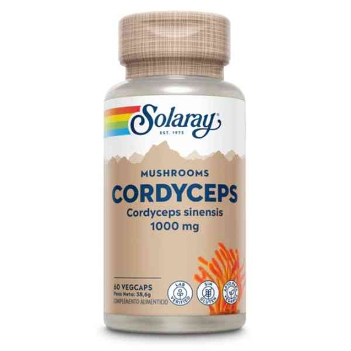 [0501020] Cordyceps 60 Vegcáps 1000 Mg. - Solaray