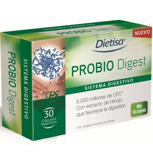 [0501230] Probio Digest 30 Cápsulas - Dielisa