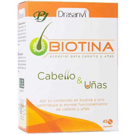 [0501287] Biotina Cabello Y Uñas 45 Comprimidos - Drasanvi