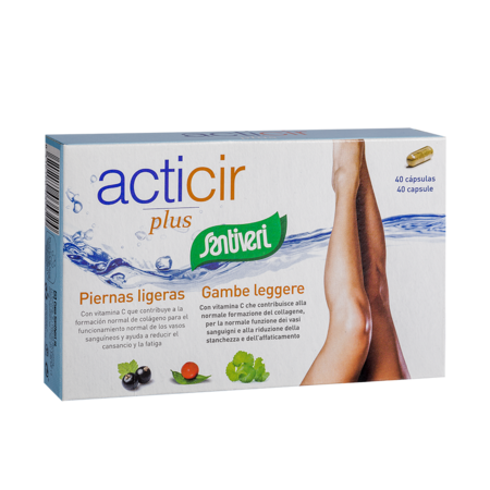[0501290] Acticir Plus Piernas Ligeras 40 Cápsulas - Santiveri