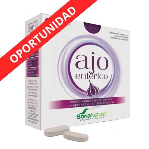 [0501321] Ajo Entérico 30 Comprimidos - Soria Natural
