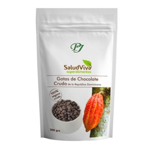 [0501355] Gotas De Chocolate 200 G. - Saludviva
