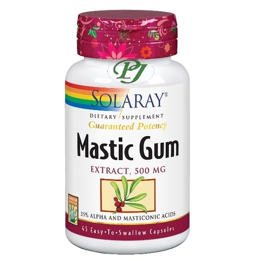 [0501540] Mastic Gum 45 Cápsulas 500 Mg. - Solaray
