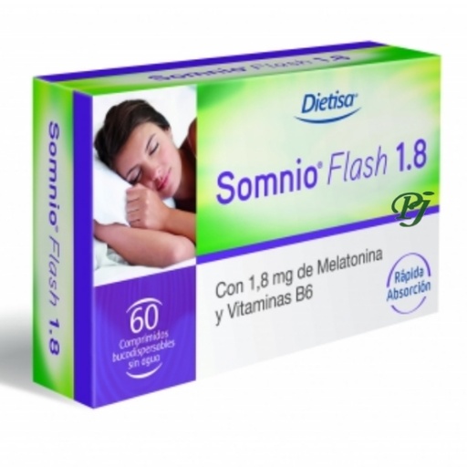 [0501767] Somnio Flash 60 Cápsulas 1.8 Mg. - Dielisa