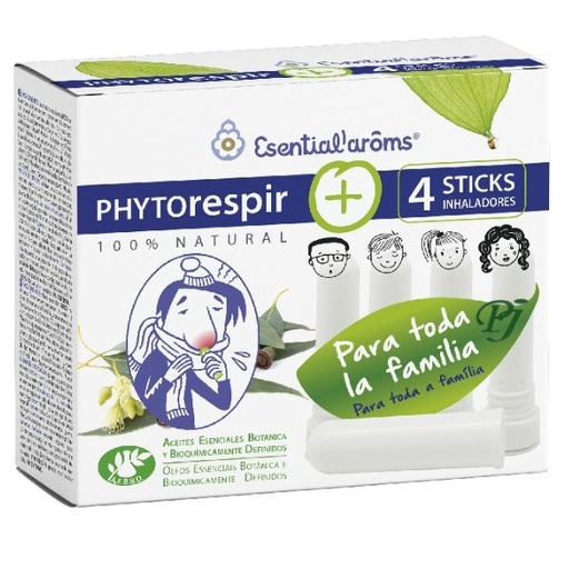 [0501836] Phytorespir 30 Ml. + 4 Sticks Inhalador Esential Aroms - Intersa Labs