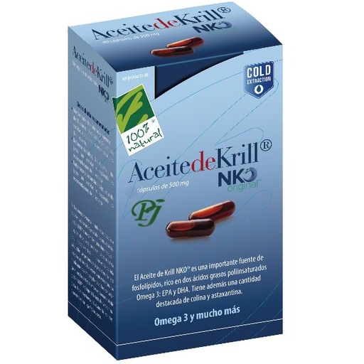 [0501884] Aceite De Krill Nk Con Omega 3 120 Cápsulas - 100% Natural