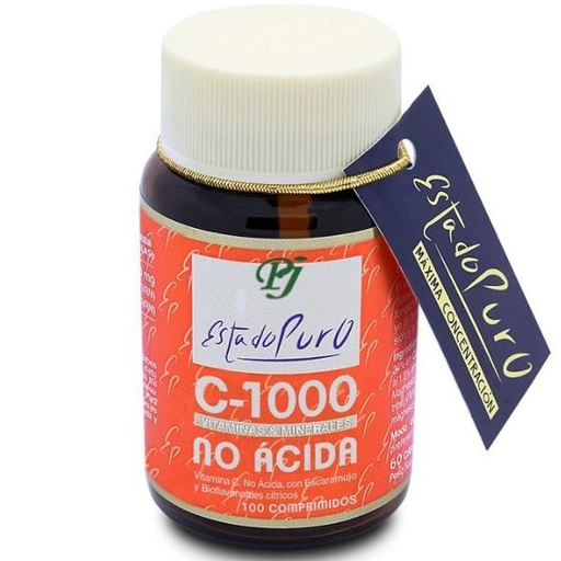 [0501991] Vitamina C 100 Comprimidos 1000 Mg. No Ácida Estado Puro - Tongil