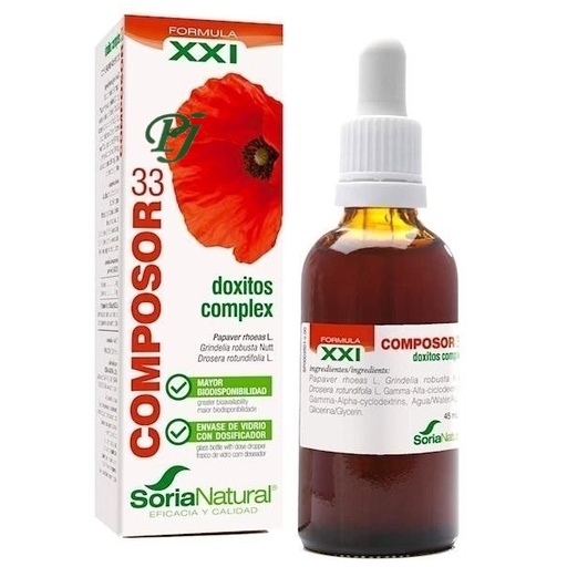[0502273] Extracto Amapola Fórmula Xxi 50 Ml. - Soria Natural
