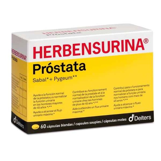 [0502332] Herbensurina Próstata 60 Cápsulas - Deiters