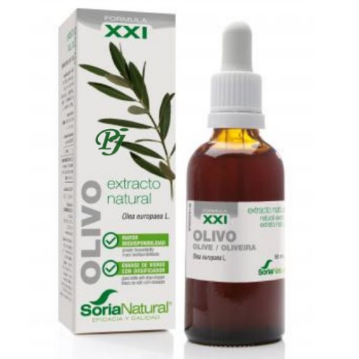 [0502336] Extracto Olivo Fórmula Xxi 50 Ml. - Soria Natural
