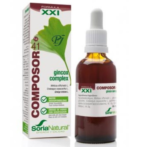 [0502417] Composor 41 Gincox Fórmula Xxi 50 Ml. - Soria Natural