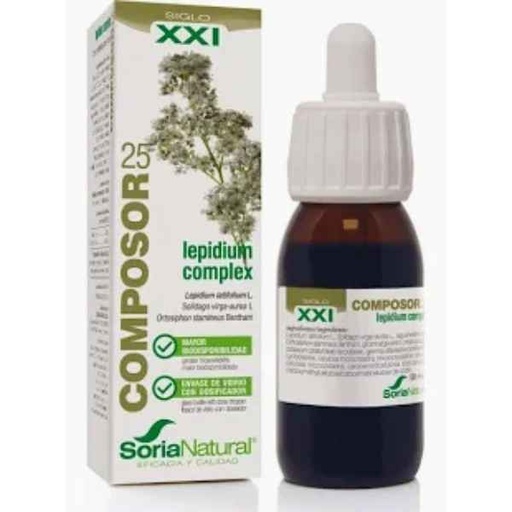 [0502434] Composor 25 Lepidium Fórmula Xxi 50 Ml. - Soria Natural