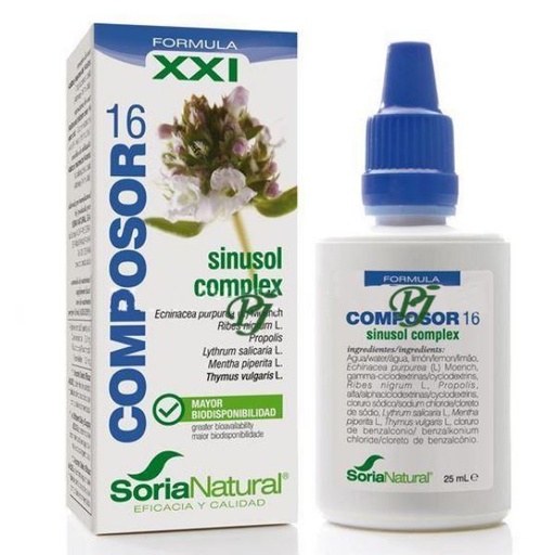 [0502479] Composor 16 Sinusol Fórmula Xxi 25 Ml. - Soria Natural