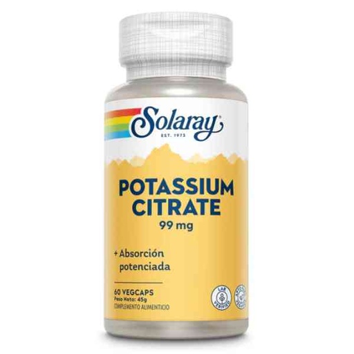 [0502519] Potasio Citrato 60 Vegcáps 99 Mg. - Solaray