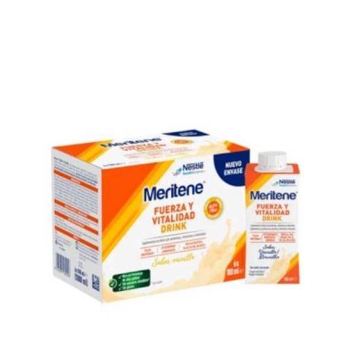 [205863] Meritene Drink Vainilla 8 (6 x 180 Ml.) - Nestle Health