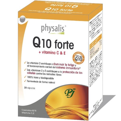 [0502612] Q10 Forte + Vitamina C&E 30 Cápsulas - Physalis