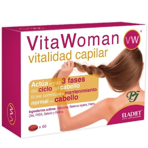 [0502650] Vitawoman Vitalidad Capilar 60 Comprimidos - Eladiet