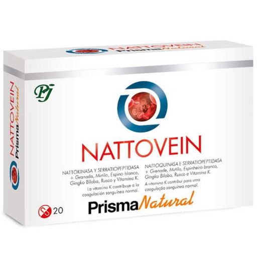 [0502743] Nattovein 20 Cápsulas - Prisma Natural