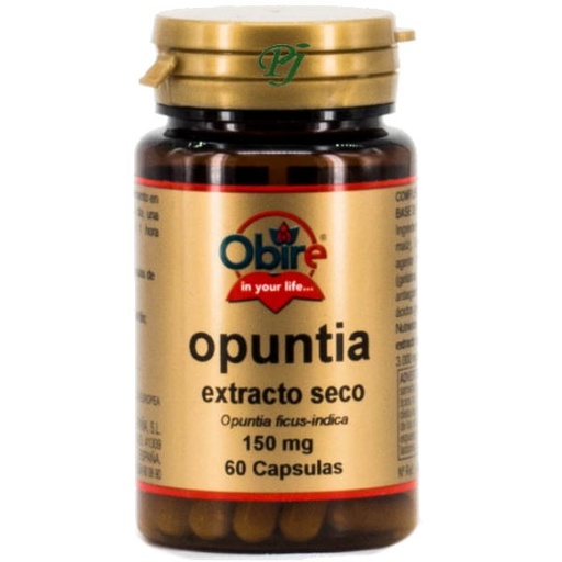 [0502840] Opuntia Extracto Seco 60 Cápsulas 150 MG. - Obire