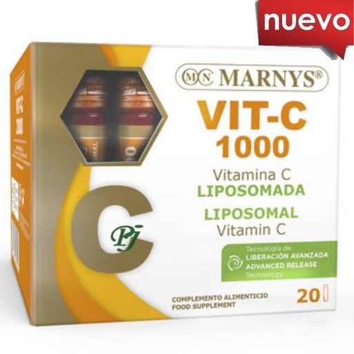 [0502883] Vitamina C 20 Viales 1000 Mg. - Marnys